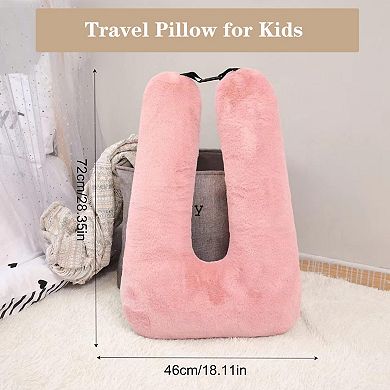 Travel Pillow Car Neck Head Support Cushion Adults Airplanes Road Trips