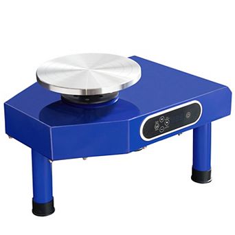 Pottery Wheel for Home and Classroom Use with LCD Speed Control and Removable Basin
