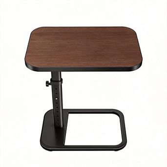 TV Tray Table Adjustable Height Flip-top