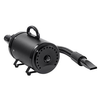 Pet Grooming Dryer with Extendable Hose, Variable Speed Airflow, and Heat Settings for Dogs