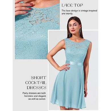 Elegant Sleeveless Flowy Prom Party Dress