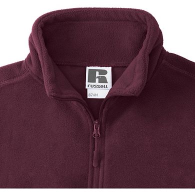 Russell Mens 1/4 Zip Outdoor Fleece Top