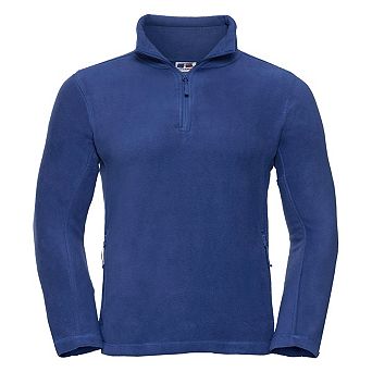 Russell Mens 1/4 Zip Outdoor Fleece Top