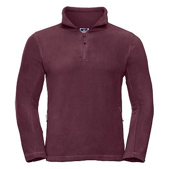 Russell Mens 1/4 Zip Outdoor Fleece Top