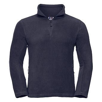 Russell Mens 1/4 Zip Outdoor Fleece Top