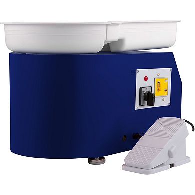 Pottery Wheel with Aluminum Alloy Turntable, Foot Pedal Control, and Complete Tool Kit