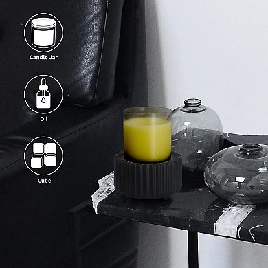 Ceramic 3-in-1 Electric Wax Melt Warmer: Fragrance Diffuser for Home Office