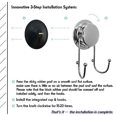 Wall Hooks for Hanging Heavy Duty Towel Coat Hooks Waterproof Hook for Bathroom Kitchen Hook 2 Pack