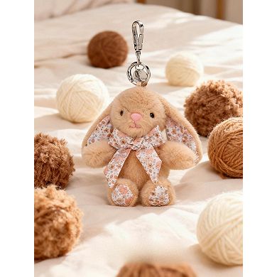 Rabbit Keychain for Backpack Cute Bag Charm