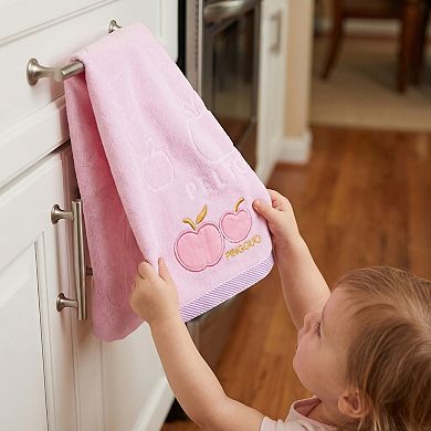 Cartoon Embroidered Hand Towels, 29" x 13" Soft Absorbent Durable Towels for Bathroom, Kitchen