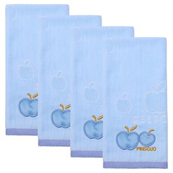 Cartoon Embroidered Hand Towels, 29" x 13" Soft Absorbent Durable Towels for Bathroom, Kitchen