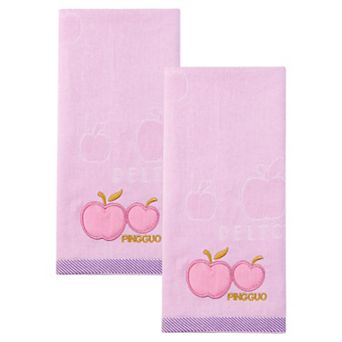 Cartoon Embroidered Hand Towels, 29" x 13" Soft Absorbent Durable Towels for Bathroom, Kitchen