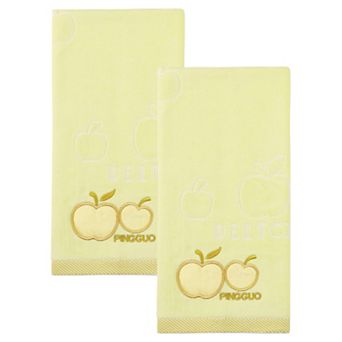 Cartoon Embroidered Hand Towels, 29" x 13" Soft Absorbent Durable Towels for Bathroom, Kitchen