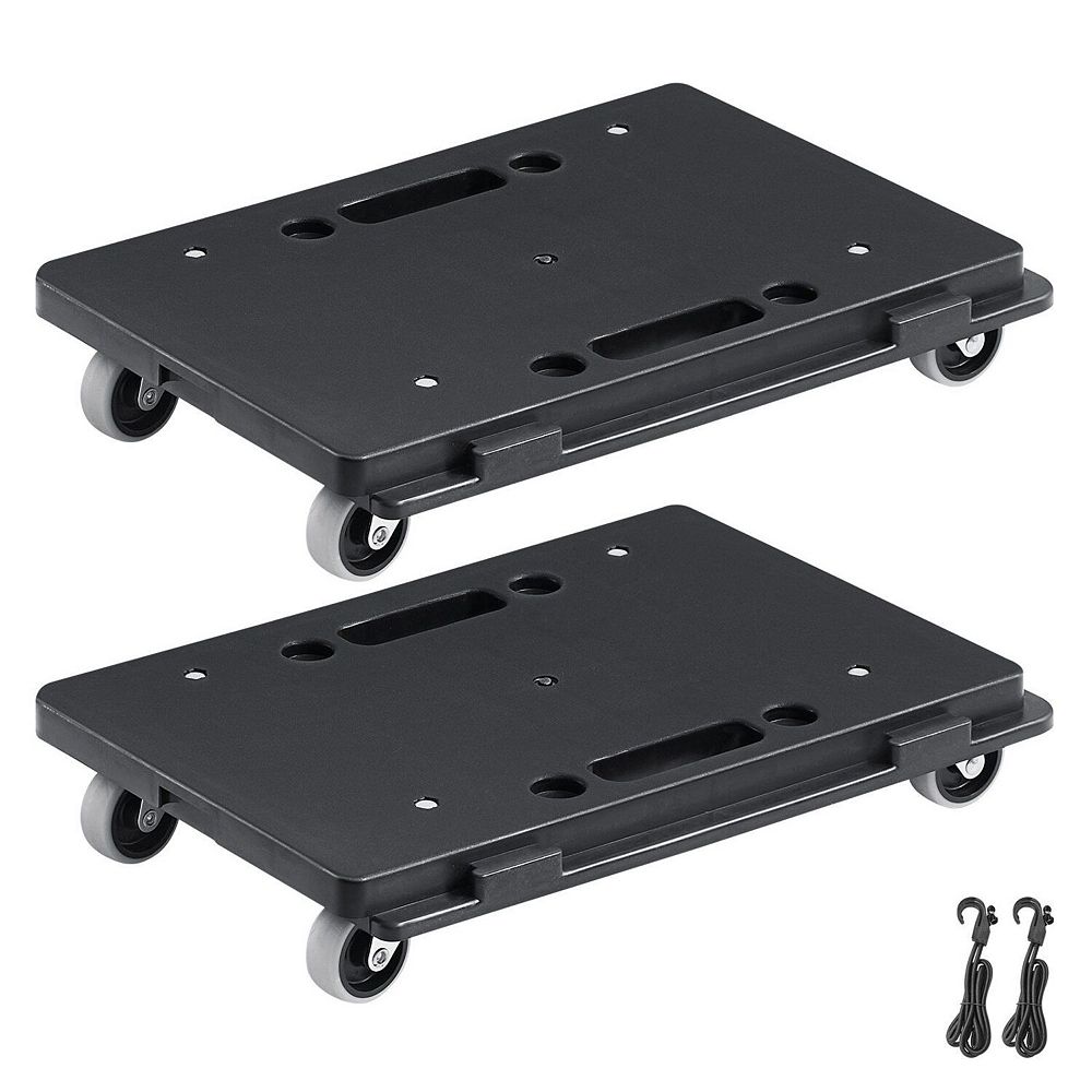 2-Piece Stackable Furniture Appliance Dolly Set with Smooth Wheels and ...