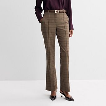 Women's Nine West Pintuck Flare Trousers