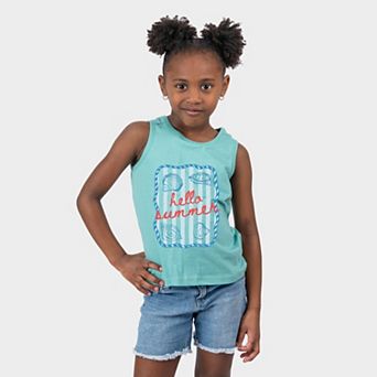 Hello Summer Sea Shells - Youth Tank Top