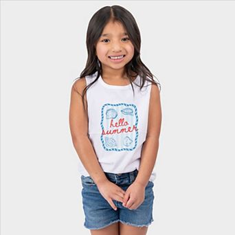 Hello Summer Sea Shells - Youth Tank Top
