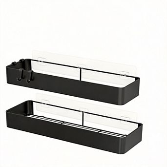 Adhesive Shower Caddy Bathroom Storage 2 Pack