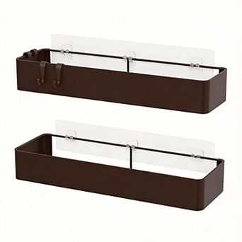 Adhesive Shower Caddy Bathroom Storage 2 Pack