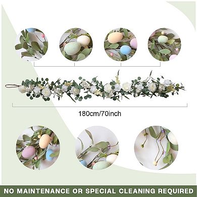 6Ft Easter Artificial Garland Spring Home Decor