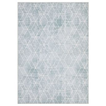 Modern Area Rug Machine Washable Non Slip Non Shedding Stain Resistant Floor Cover for Dining Room