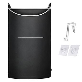 Xl Hanging Laundry Hamper Over The Door Wide Opening Bag Bathroom Dorm Christmas Gifts