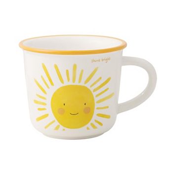 Cute Sunshine Mug Ceramic With Handle 12oz
