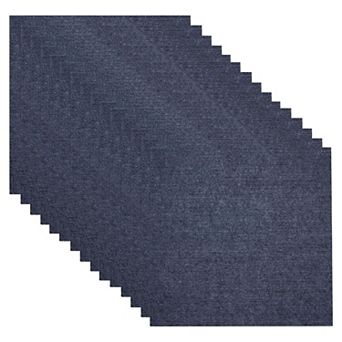 Peel and Stick Carpet Tiles 15-Pack with Cushioned Layers for Bedrooms or Offices