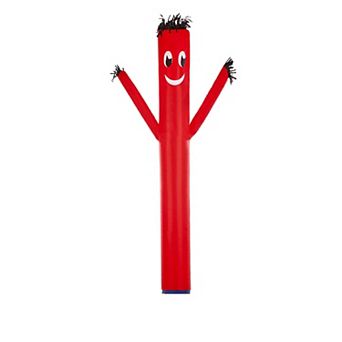 20 ft Inflatable Tube Man with Smiling Face for Outdoor and Event Use, Red