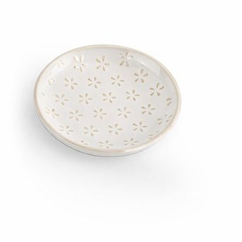Ceramic Spoon Rest, 4.8" Utensil Holder for Ladles, Spoons & Tongs, Modern Farmhouse Decor