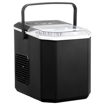 Portable Ice Maker with One-Touch Control, 26 lbs Daily Capacity, Quiet Operation