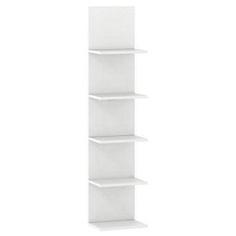 Costway 5 tier Wall Shelves Vertical Floating Storage Shelf Unit Wall-Mounted Organizer