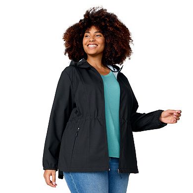Free Country Women's Plus Size X2O Anorak Rain Jacket