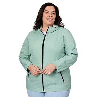 Free Country Women's Plus Size X2O Anorak Rain Jacket