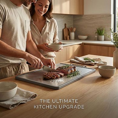 Titanium Double Sided Cutting Board for Meat and Vegetables