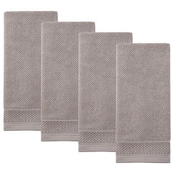 Cotton Waffle Textured Hand Towels, 29" x 13" Soft Absorbent Decorative Hand Towel for Bathroom
