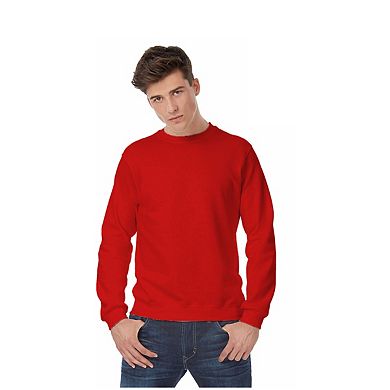 B&C Mens Crew Neck Sweatshirt Top