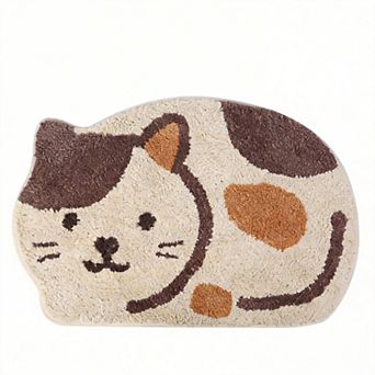 Cat Cute Mat Non-slip Bath Rug 18" x 26"