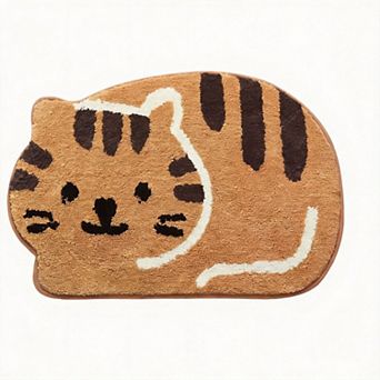 Cat Cute Mat Non-slip Bath Rug 18" x 26"