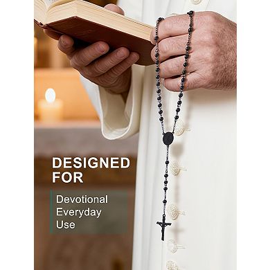 Custom Rosary Necklace Beads Gift Packed