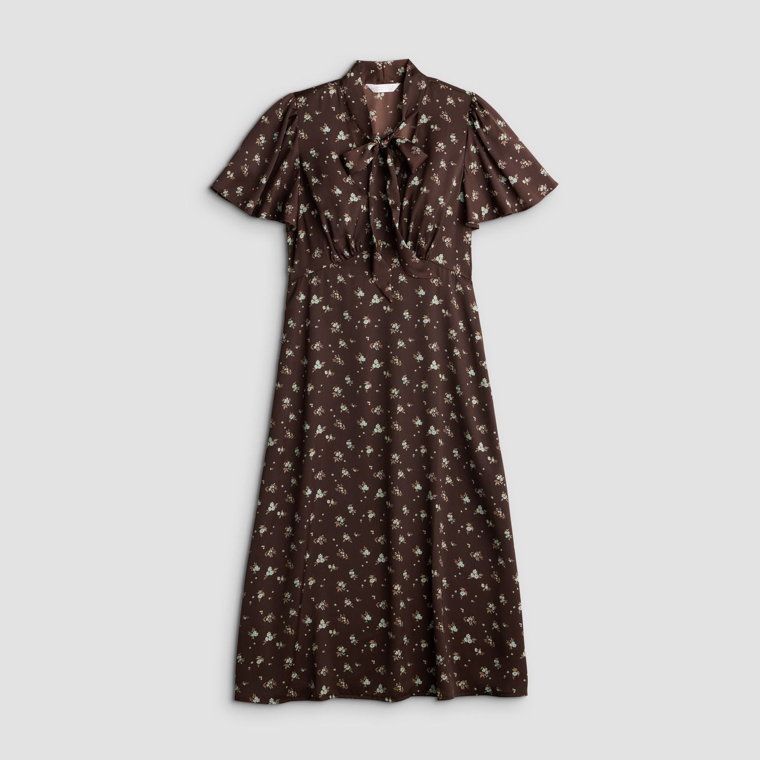 Женское платье LC Lauren Conrad Short Sleeve A-Line Midi — фото 5