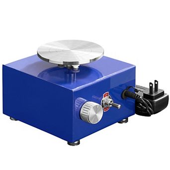 Compact Tabletop Pottery Wheel for Home or Classroom Use with Detachable Water Basin