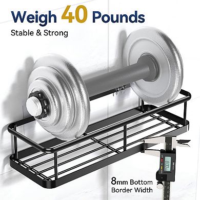 Shower Caddy Adhesive Bathroom Organizers 2 Pack