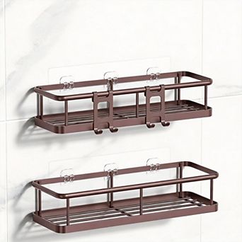 Shower Caddy Adhesive Bathroom Organizers 2 Pack