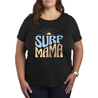 Plus Size Surf Mama Graphic Tee