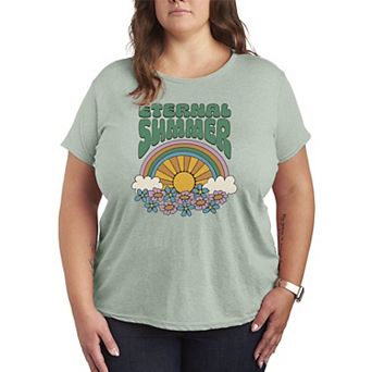 Plus Size Eternal Summer Graphic Tee