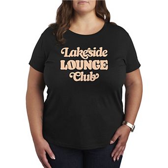 Plus Size Lakeside Lounge Club Graphic Tee