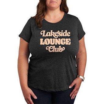 Plus Size Lakeside Lounge Club Graphic Tee