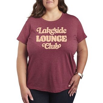 Plus Size Lakeside Lounge Club Graphic Tee
