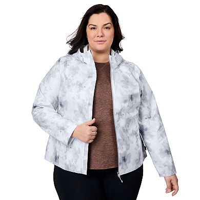 Free Country Women's Plus Size X2O Packable Rain Jacket
